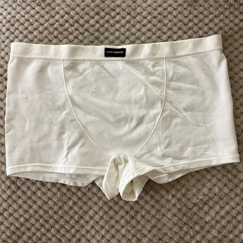 Women's White Briefs/Booty Short Panty